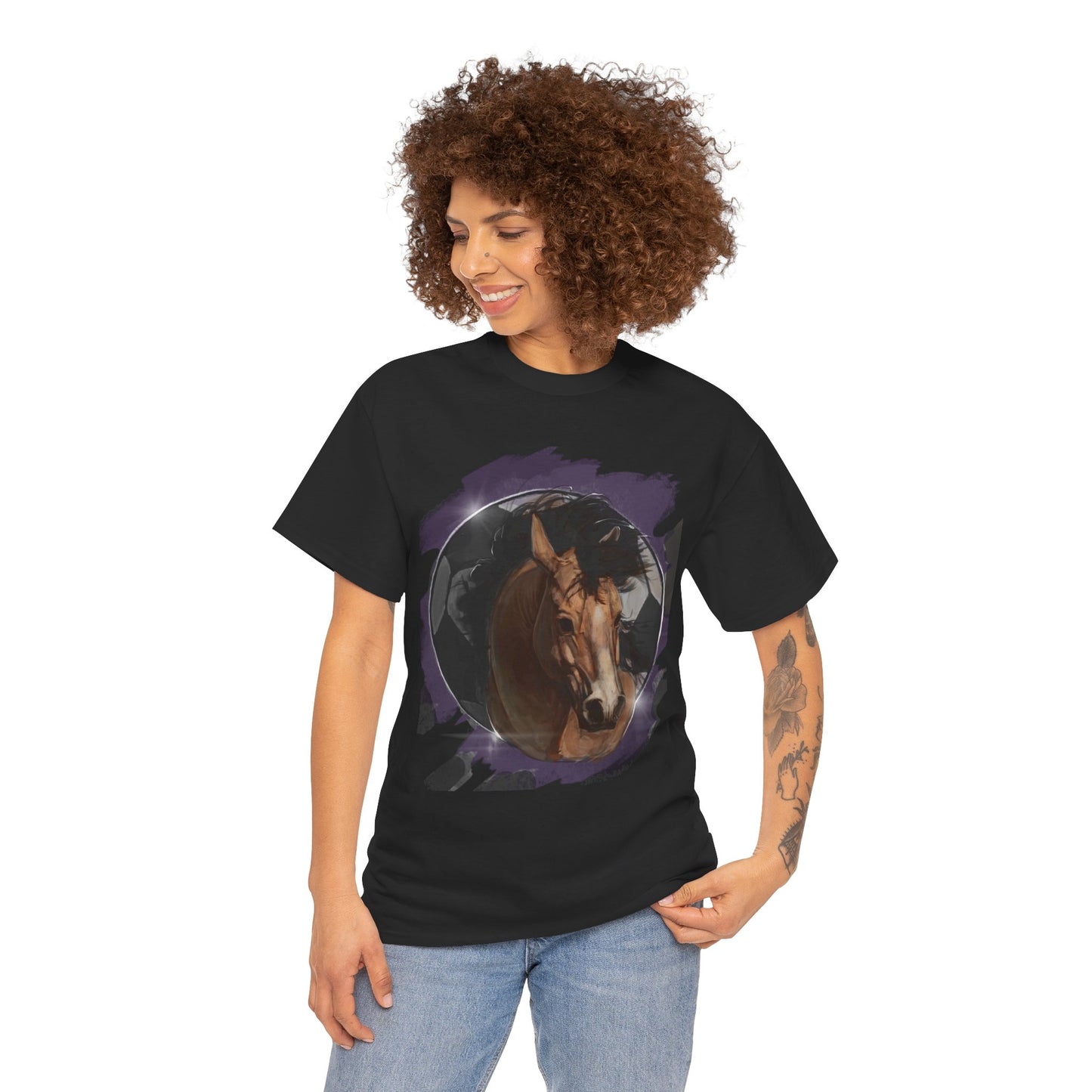 Powerful Horse Soccer Ball Unisex Tee Shirt