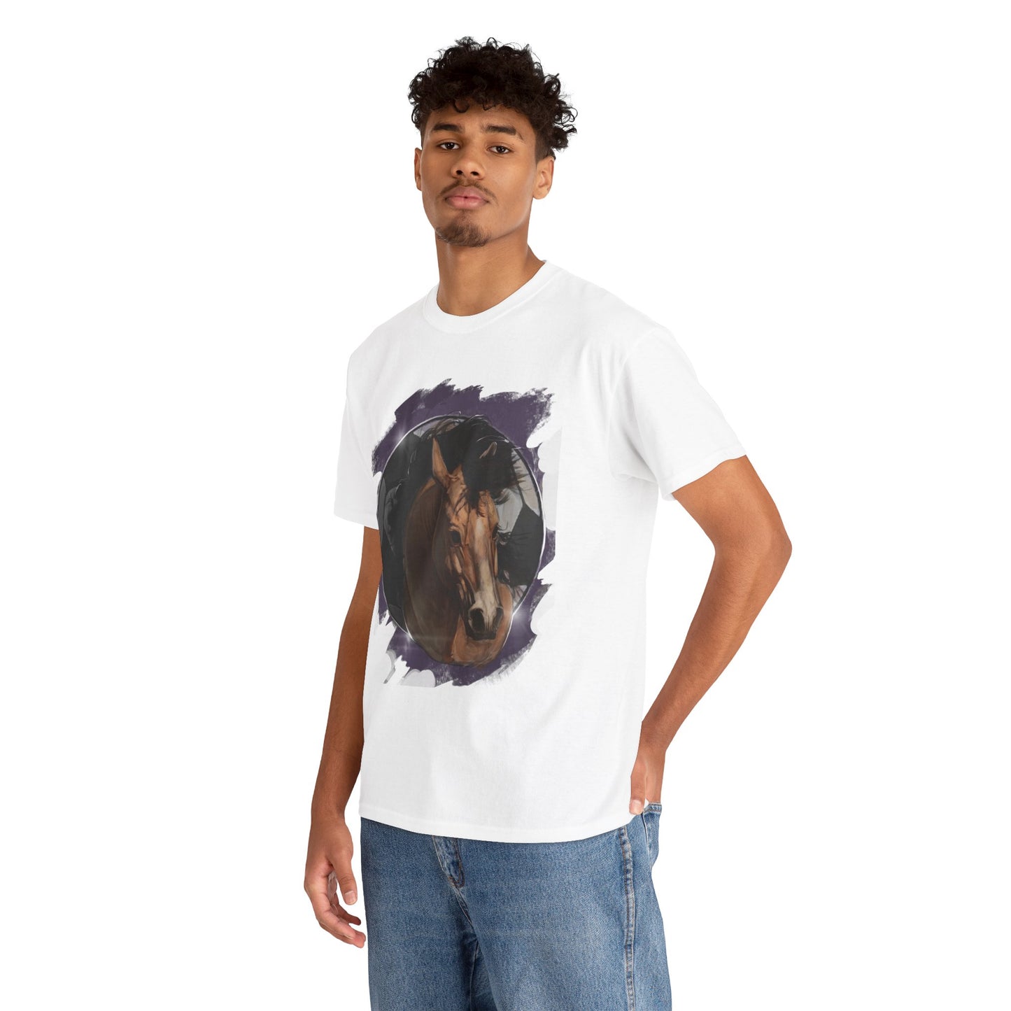 Powerful Horse Soccer Ball Unisex Tee Shirt