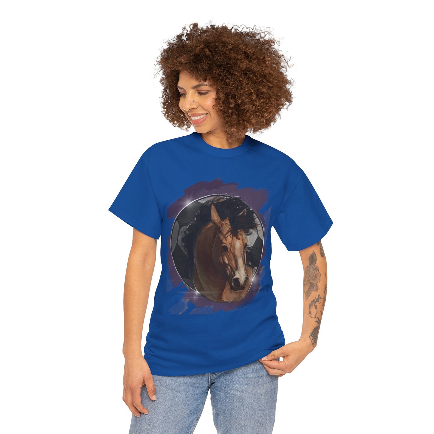 Powerful Horse Soccer Ball Unisex Tee Shirt