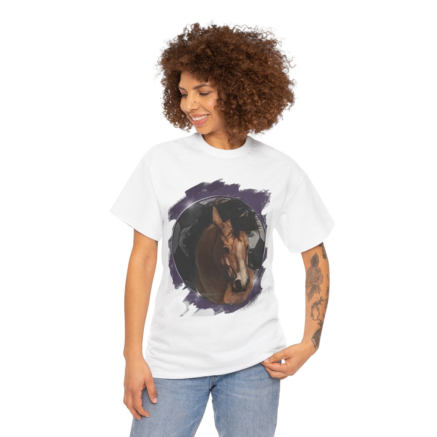 Powerful Horse Soccer Ball Unisex Tee Shirt