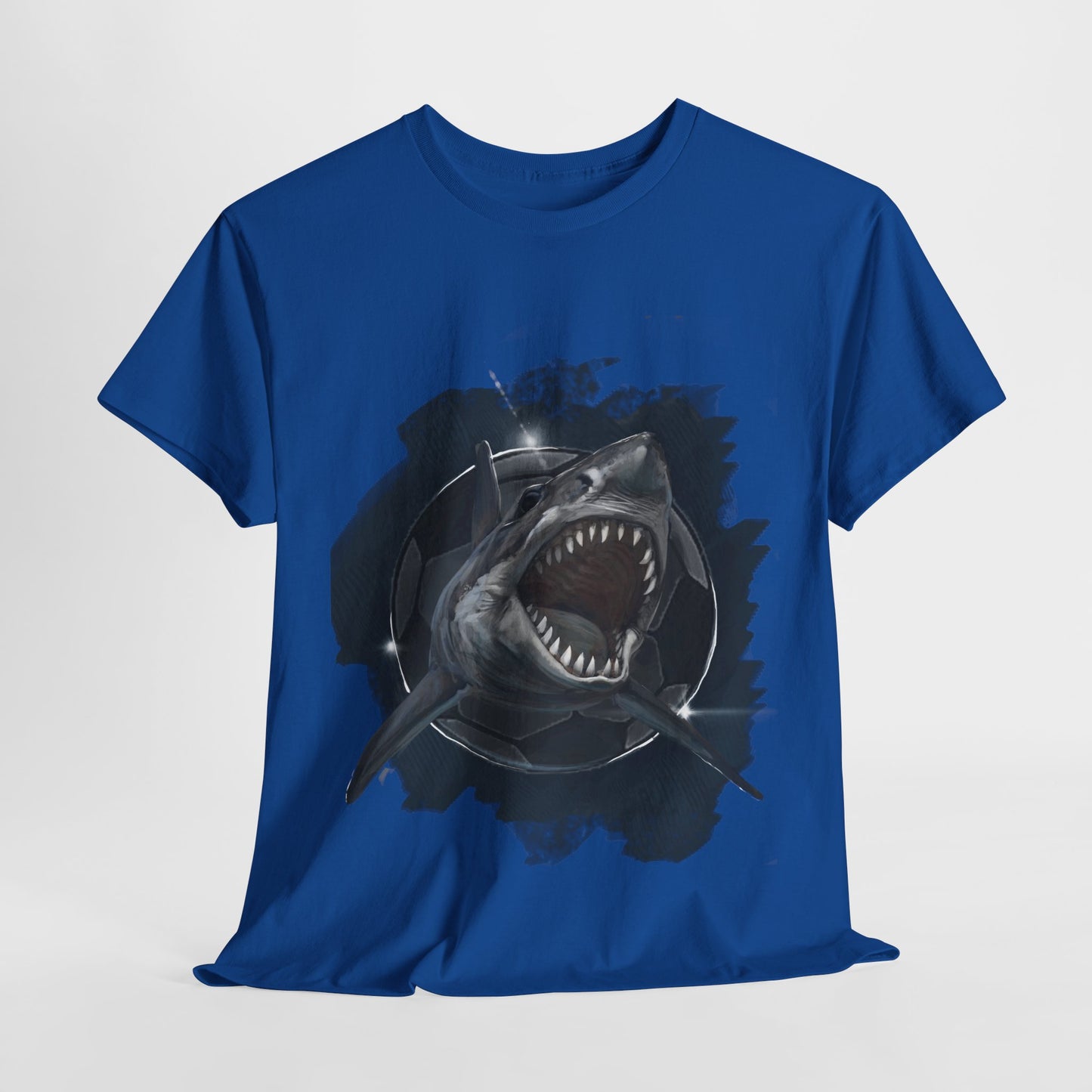 Fearsome Shark Soccer Ball Unisex Tee Shirt