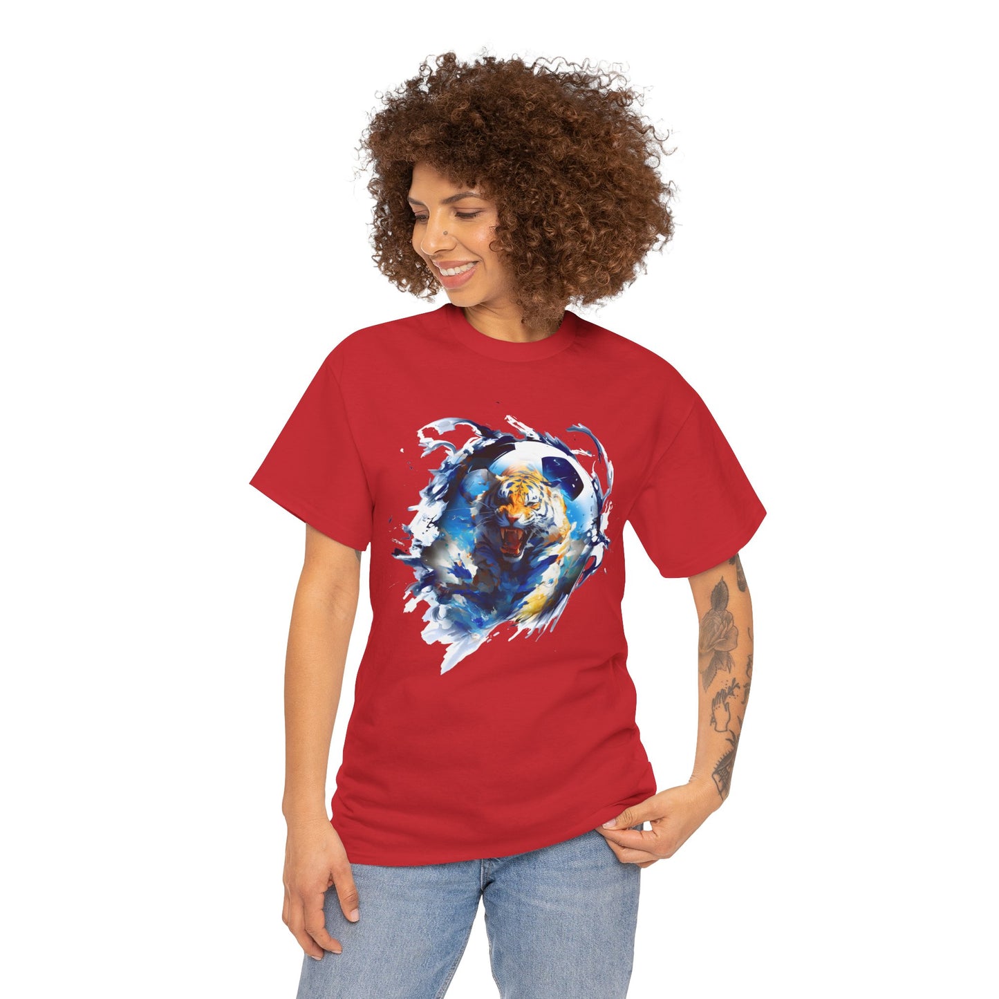 Tiger Soccer Unisex Tee Shirt