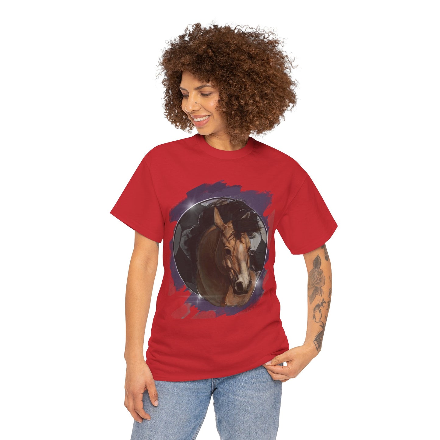 Powerful Horse Soccer Ball Unisex Tee Shirt