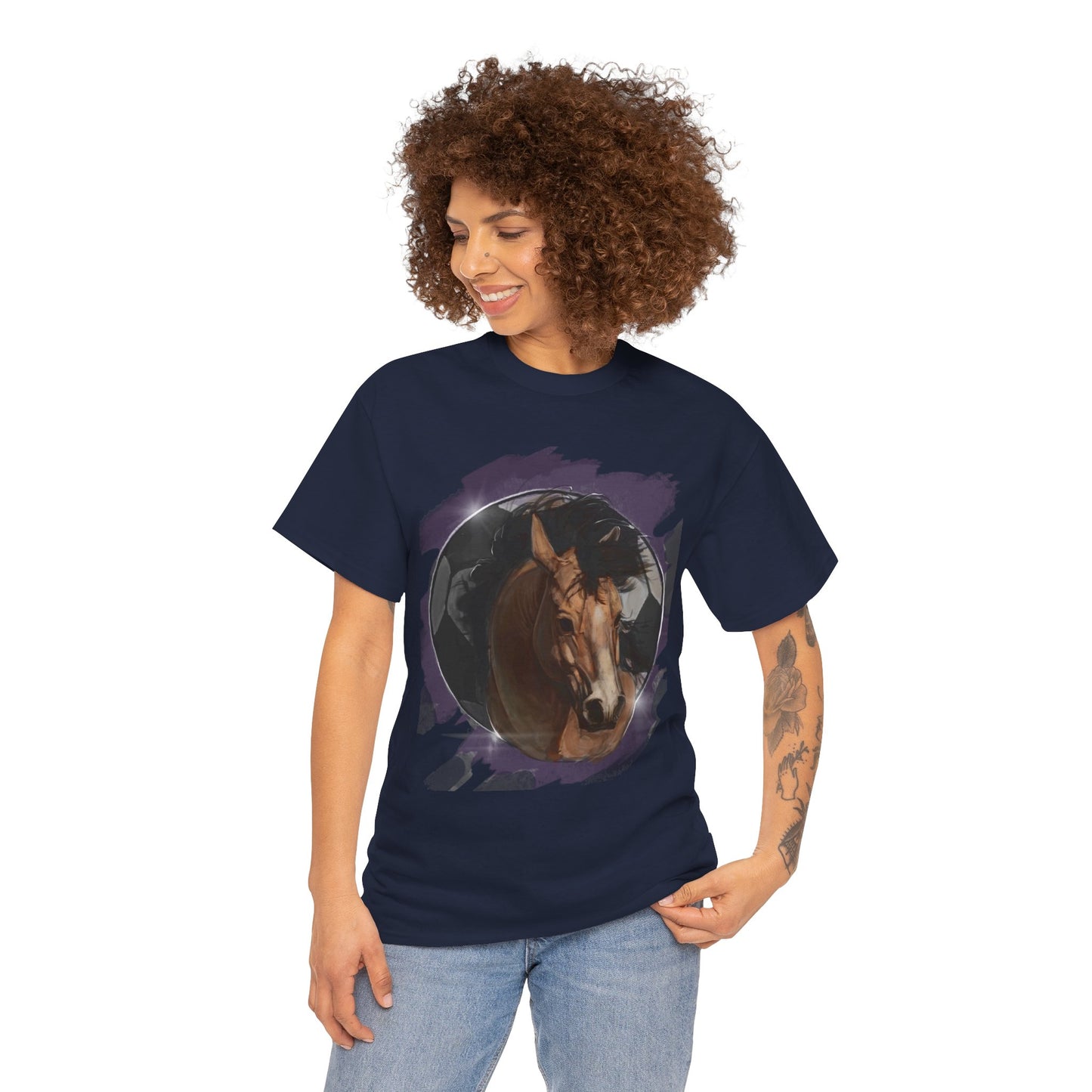 Powerful Horse Soccer Ball Unisex Tee Shirt