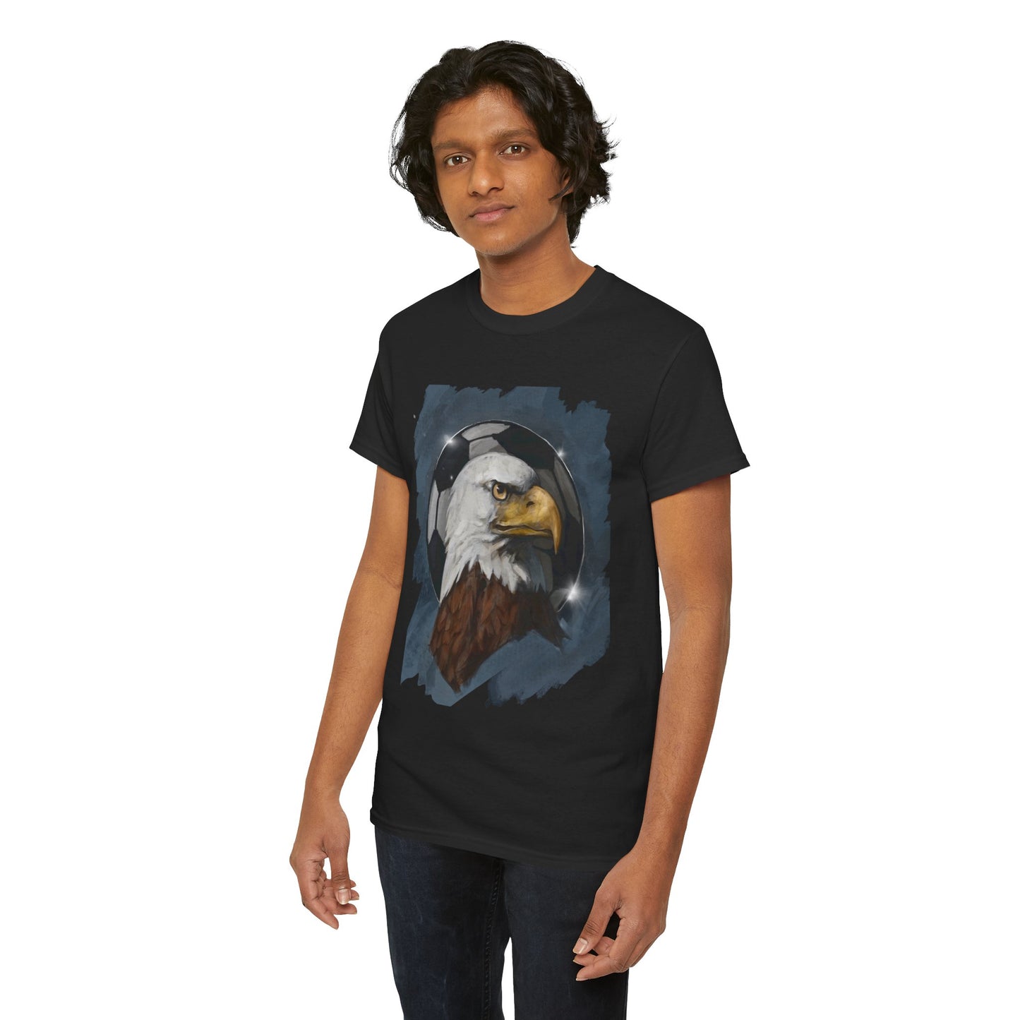 Dignified Bald Eagle Soccer Ball Unisex Tee Shirt
