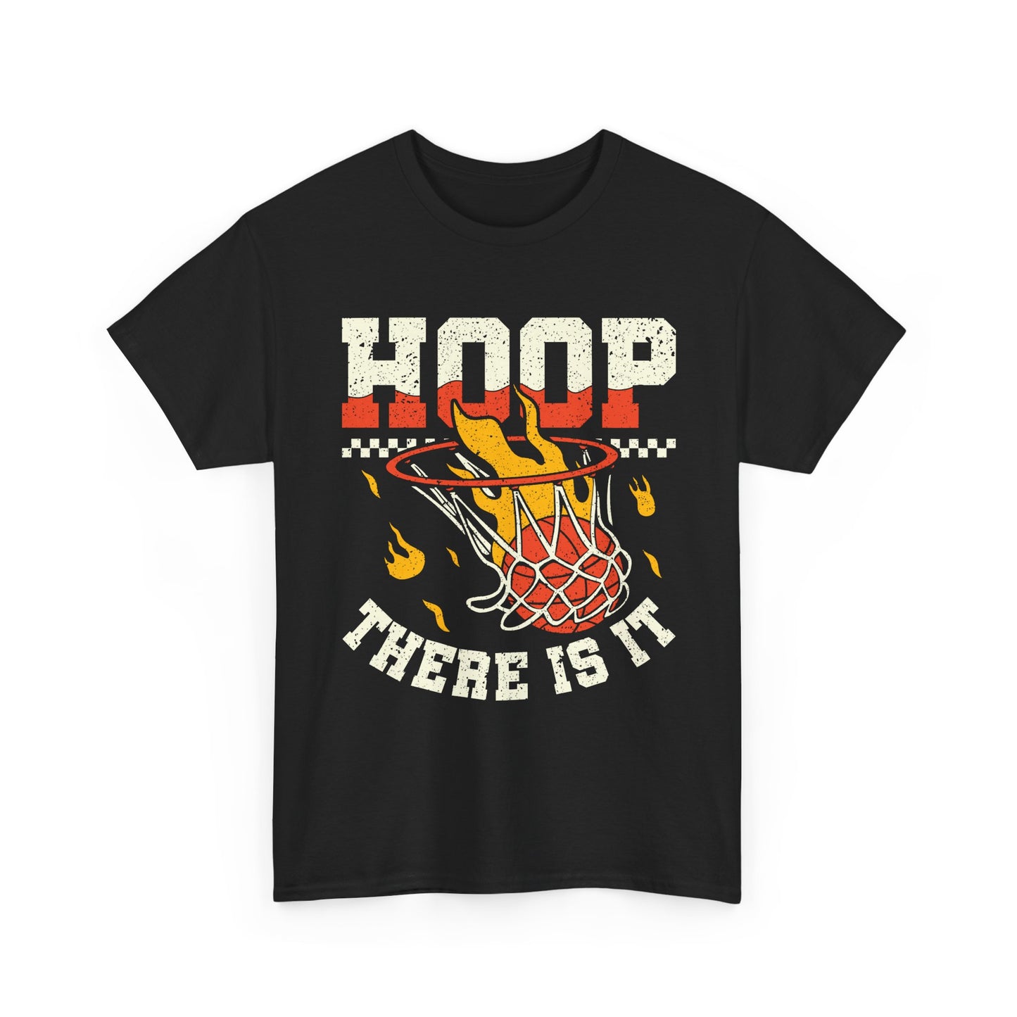 Hoop There It Is — Retro Basketball Graphic Tee
