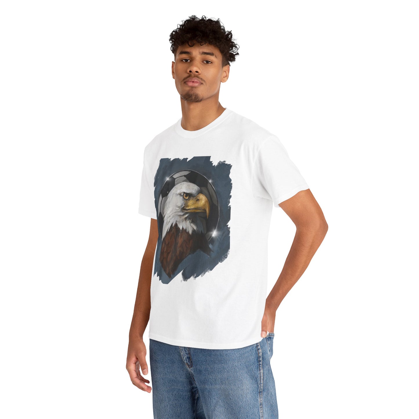 Dignified Bald Eagle Soccer Ball Unisex Tee Shirt