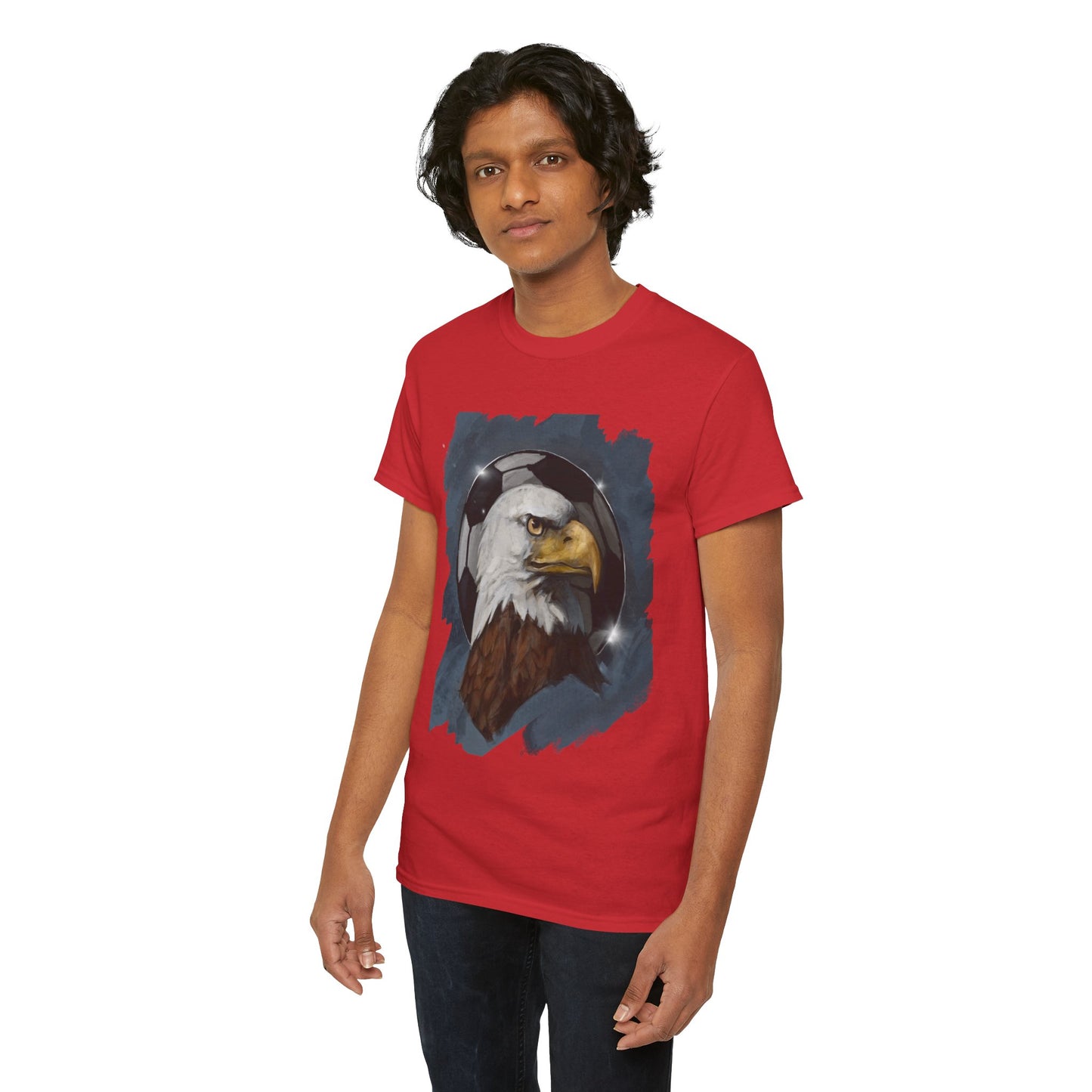 Dignified Bald Eagle Soccer Ball Unisex Tee Shirt