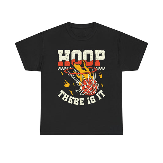Hoop There It Is — Retro Basketball Graphic Tee