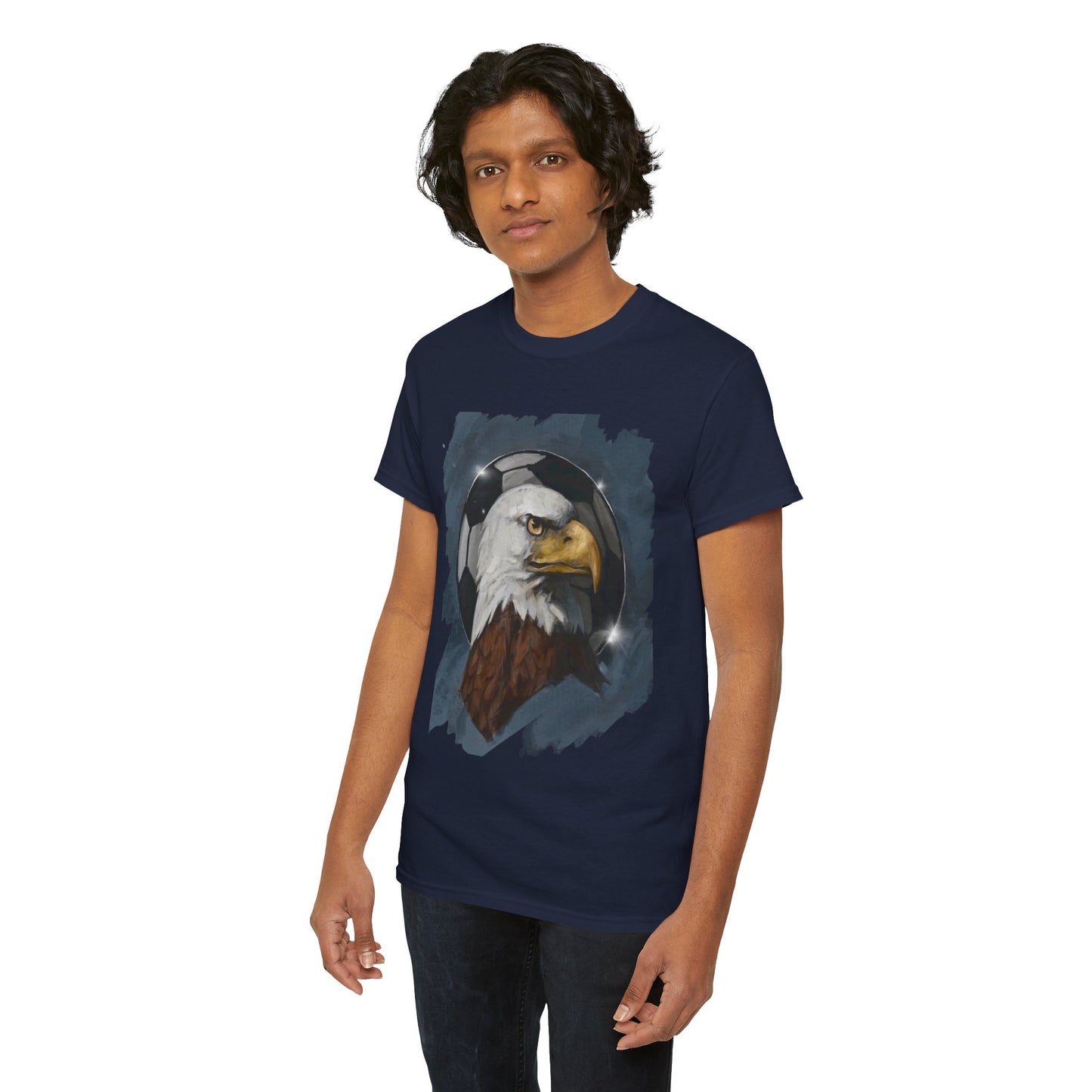 Dignified Bald Eagle Soccer Ball Unisex Tee Shirt