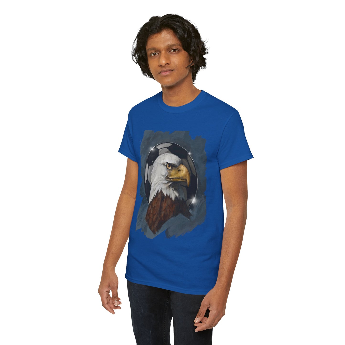 Dignified Bald Eagle Soccer Ball Unisex Tee Shirt
