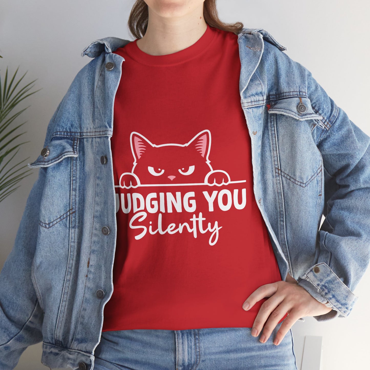 Judging You Silently Cat T-Shirt