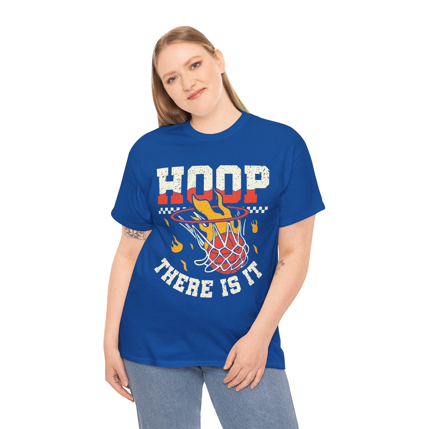 Hoop There It Is — Retro Basketball Graphic Tee